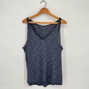 ✨️Lululemon | Do The Twist Heathered Blue V Neck Tank Size Large